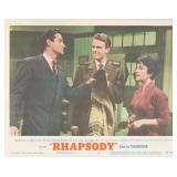 Rhapsody 1954 original vintage lobby card