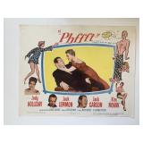 Phffft original 1954 vintage lobby card