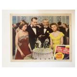 Three Little Words original 1950 vintage lobby...
