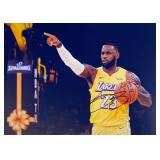 NBA All Star LeBron James facsimile signed  photo