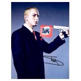 Eminem facsimile signed photo