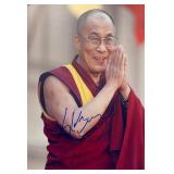 Dalai Lama facsimile signed  photo