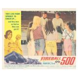Fireball 500 1966 original vintage lobby card