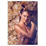 Supermodel Candice Swanepoel facsimile signed ...