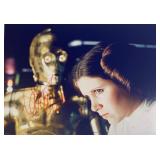 Star Wars Carrie Fisher facsimile signed  movie...