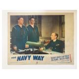 The Navy Way original 1954 vintage lobby card