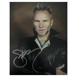Sting signed photo