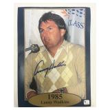 Professional golfer Lanny Wadkins signed photo
