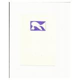 Steve Allen signed hand drawn greeting card