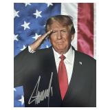 47th US President Donald Trump signed photo