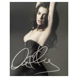 Anne Hathaway signed photo