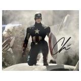 Captain America Chris Evans signed movie photo