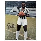 Soccer legend Pele signed photo