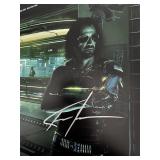 Cyberpunk Keanu Reeves signed movie photo