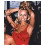 Pamela Anderson David Charvet signed Baywatch...