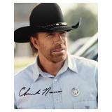 Chuck Norris signed photo