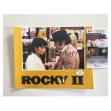 Rocky II Burt Young signed photo. JSA