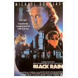 Black Rain 1989 original vintage one sheet...