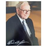 Business Magnate Warren Buffett Signed Photo