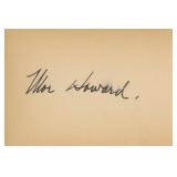 Three Stooges Moe Howard original signature....
