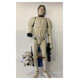 Star Wars unsigned Han Solo Stormtrooper action...