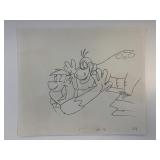 The Flintstones original hand drawn artwork for...