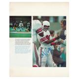 Mel Gray signed magazine photo