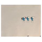 Smurfs original Sericel