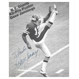 Dave Jennings signed magazine photo