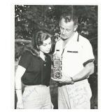 Art Carney and Paul Harding signed photo