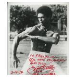 Enter The Dragon Jim Kelly signed photo
