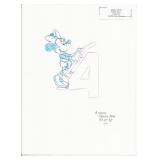 Disney Minnie Mouse original hand drawn art for...