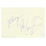 The Rat Pack Peter Lawford original signature