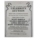 Ventura County celebrity auction signed poster