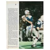 Bert Jones signed magazine photo