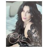Cher signed photo