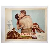 Untamed West original 1961R vintage lobby card