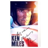 Ford v Ferrari Christian Bale facsimile signed ...