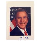 George W. Bush facsimile signed photo