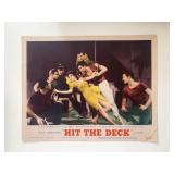 Hit the Deck original 1955 vintage lobby card...