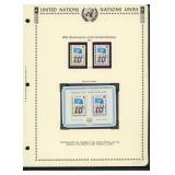 United Nations New York Stamps 1975