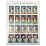 2012 Innovative Choreographers stamp set of 20