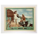 Island of Desire original 1952 vintage lobby card