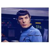 Star Trek Leonard Nimoy facsimile signed  photo