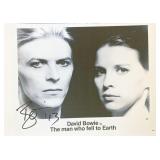 The Man Who Fell to Earth David Bowie facsimile...