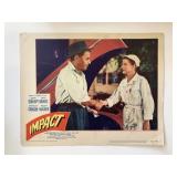 Impact original 1949 vintage lobby card