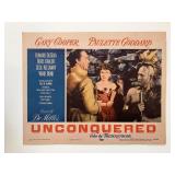 Unconquered  original 1955R vintage lobby card