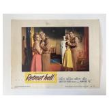 Retreat Hell original 1952 vintage lobby card