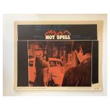 Hot Spell original 1958 vintage lobby card