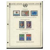United Nations New York Stamps 1974
